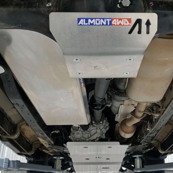 Protección diferencial trasero en 8mm Ford Ranger T6 PX3 2019-2022 (2.0 Tdci / Bi-Turbo)